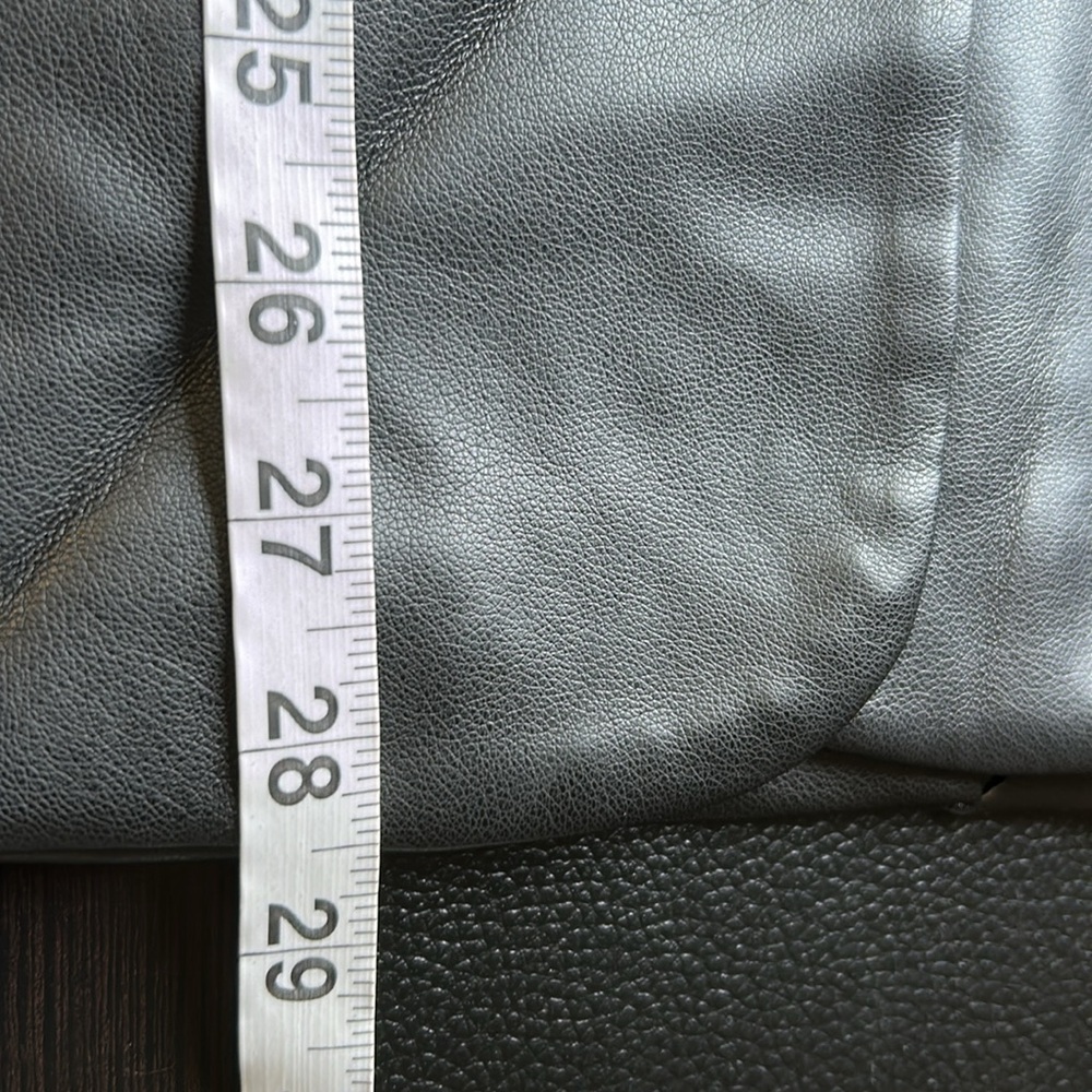 Endless Rose Faux Leather Blazer Black Oversized Jacket Lined Sz M NEW - Picture 13 of 14